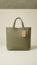 Olive dust market tote